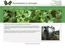 Tablet Screenshot of boomkwekerijoostvogels.nl